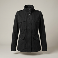 PLUXSTYLE::numise::military-inspired-utility-parka::pack-black