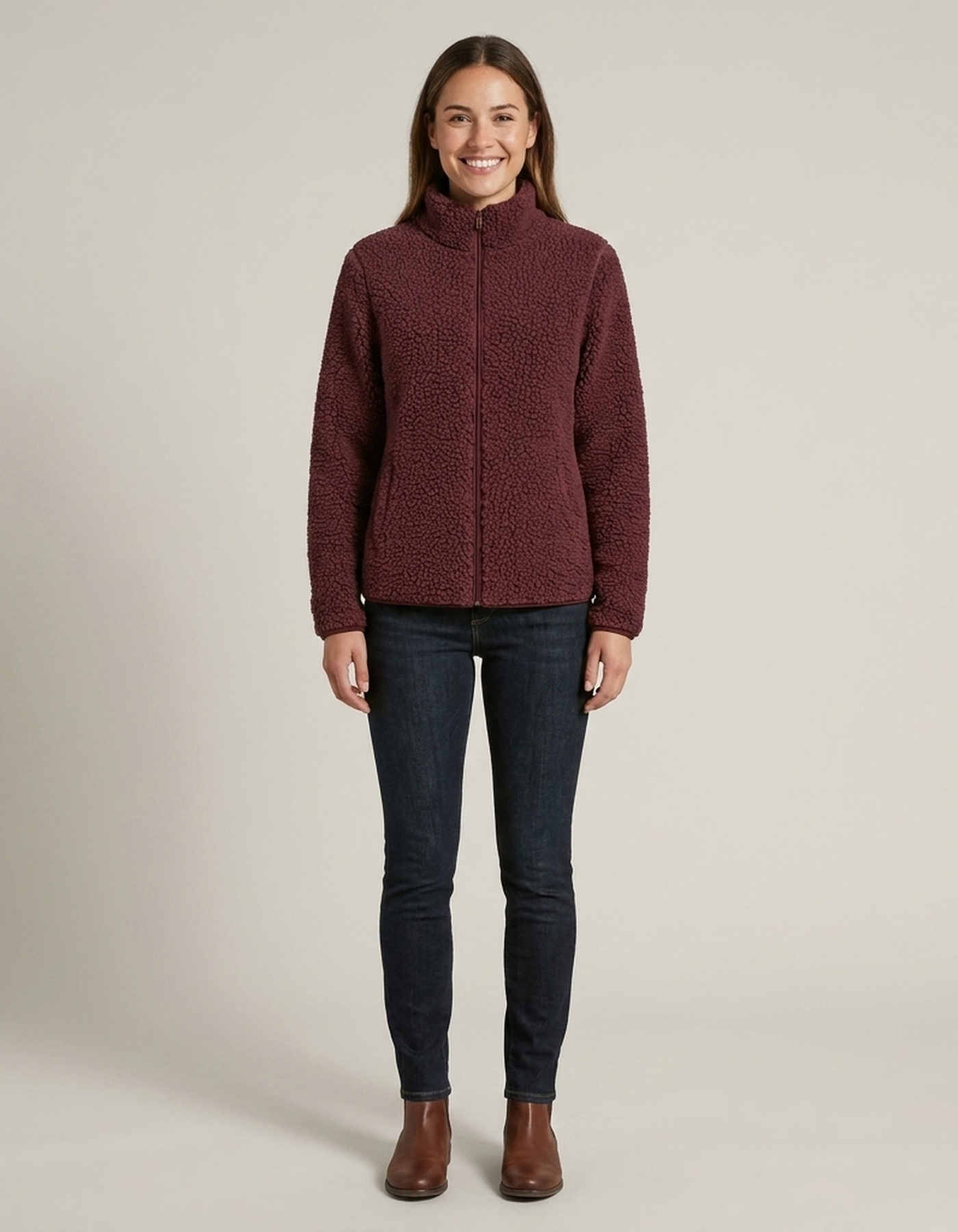 PLUXSTYLE::numise::womens-high-collar-parka::front