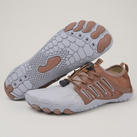 PLUXSTYLE::numise::mens-barefoot-walking-shoes::pack-brown