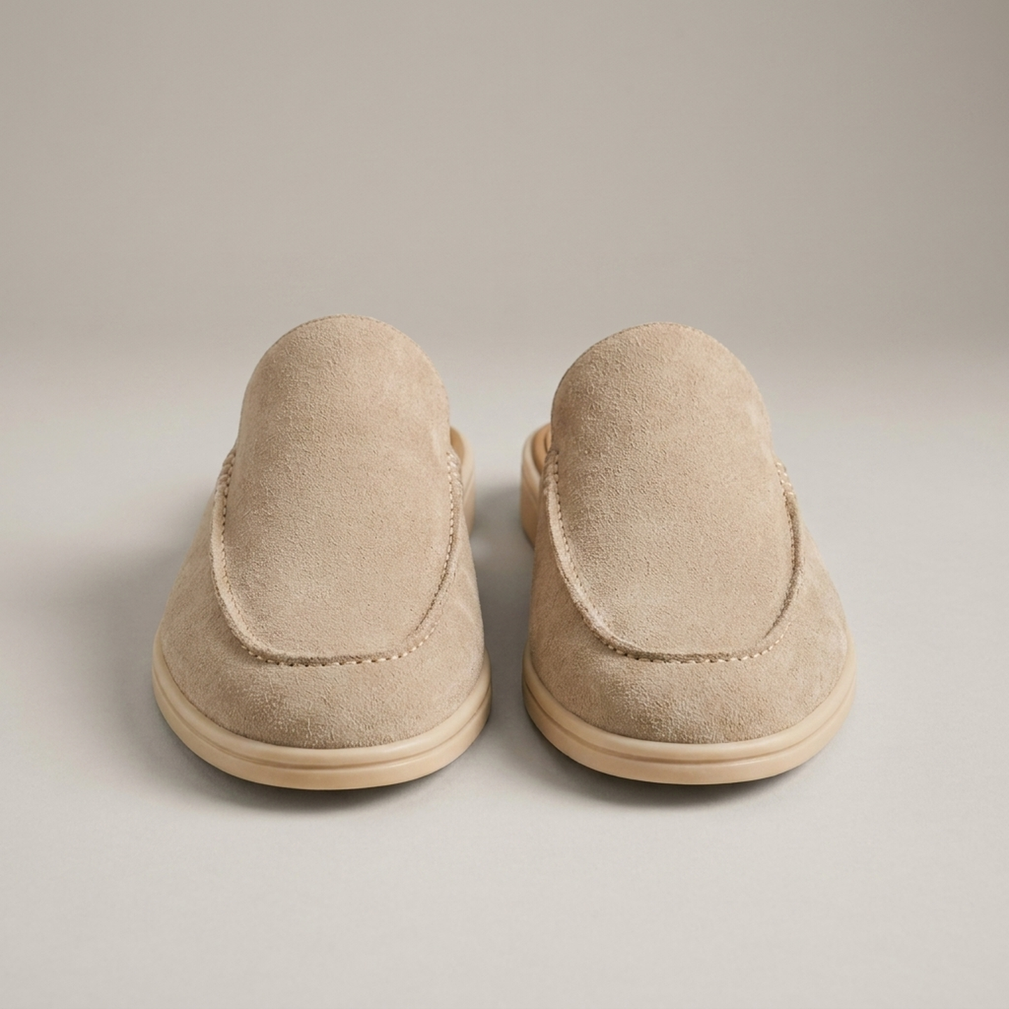 PLUXSTYLE::numise::mens-backless-slip-on-loafers::pack-beige