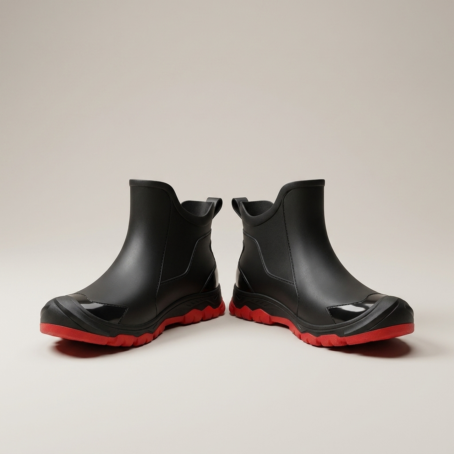 PLUXSTYLE::numise::lucas-waterproof-chelsea-boots::pack-black-and-red