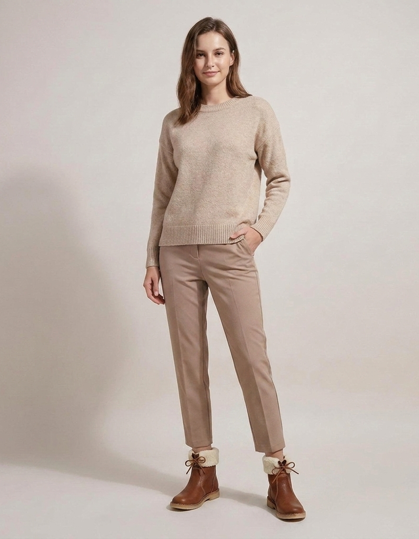 PLUXSTYLE::numise::cozy-lace-up-ankle-boots::zoom-out
