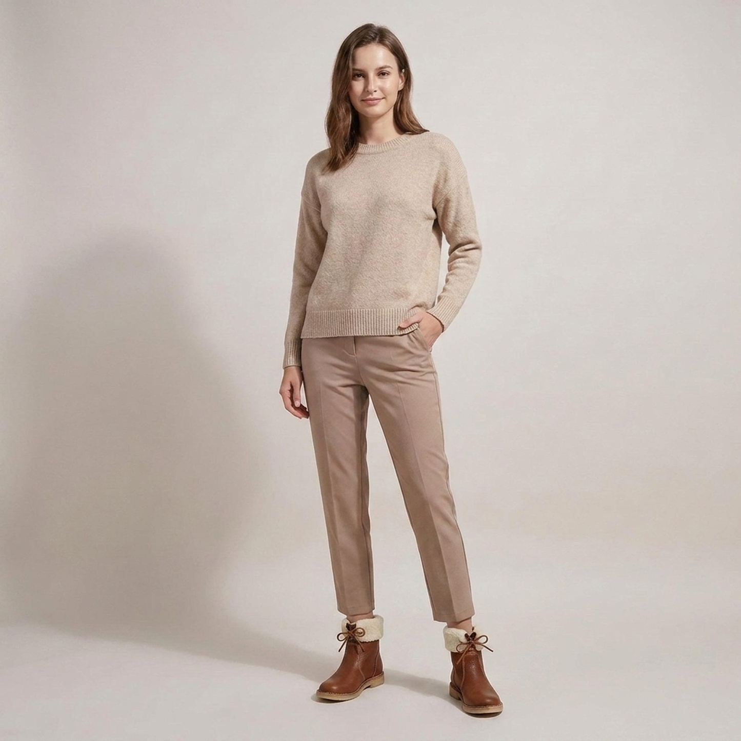 PLUXSTYLE::numise::cozy-lace-up-ankle-boots::zoom-out