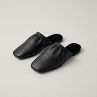 PLUXSTYLE::numise::womens-cap-toe-slip-on-mules::pack-black