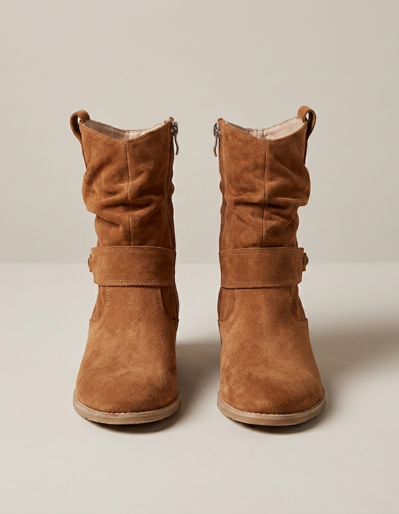 PLUXSTYLE::numise::womens-wide-fit-comfort-boots::pack-brown
