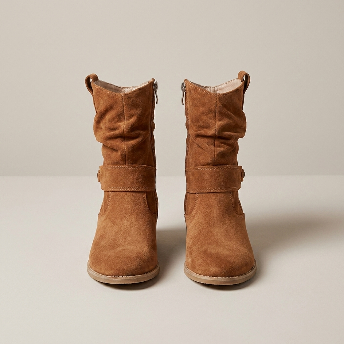 PLUXSTYLE::numise::womens-wide-fit-comfort-boots::pack-brown