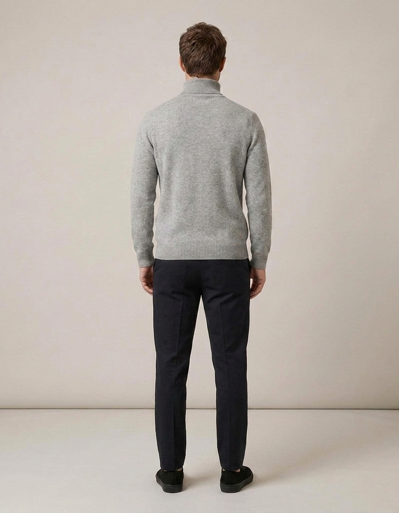 PLUXSTYLE::numise::mens-everyday-roll-neck-sweater::back