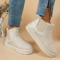Shelby | Women's Fleece-Lined Platform Chelsea Ankle Boots
