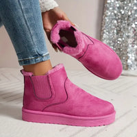 Shelby | Women's Fleece-Lined Platform Chelsea Ankle Boots
