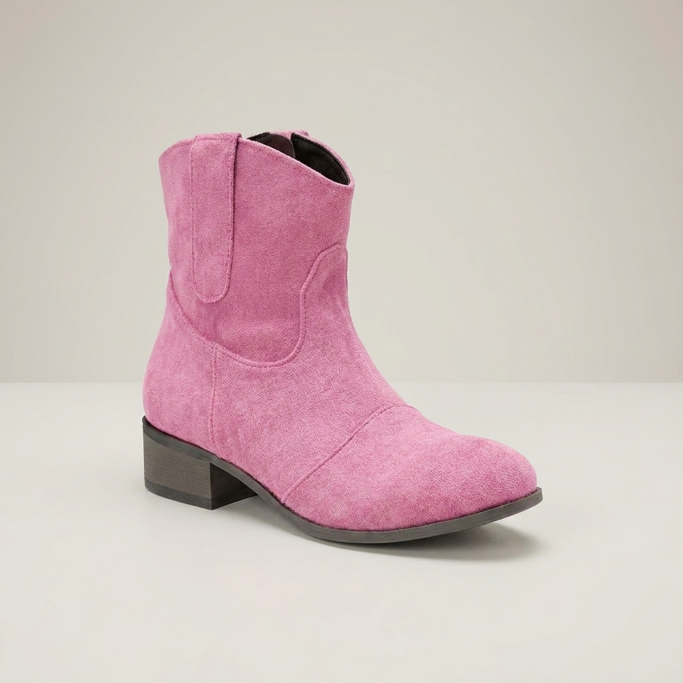 PLUXSTYLE::numise::womens-western-ankle-boots::closeup-hero