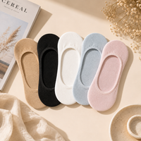 5 Pairs Women's Invisible No Show Socks – Soft Breathable Low Cut Liner Socks