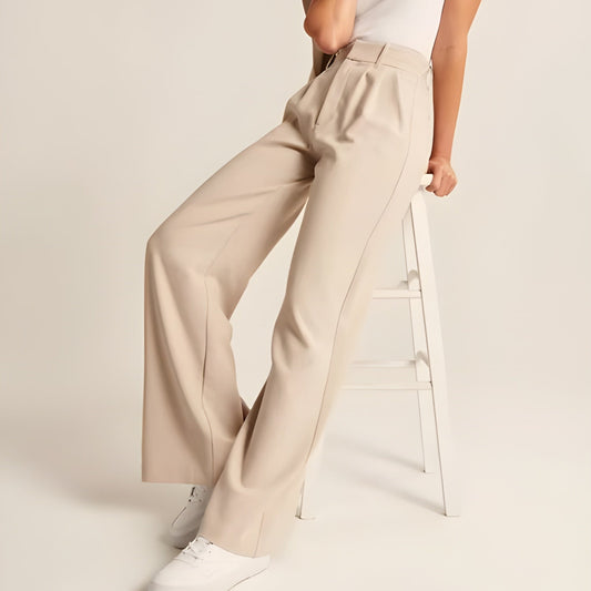 Tailored Wide-Leg Trousers