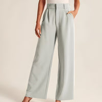 Pantaloni sartoriali a gamba larga