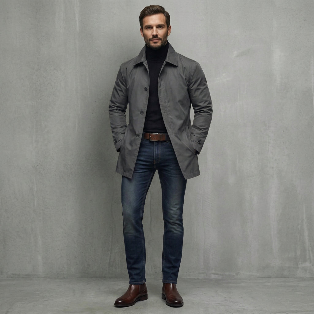 Casual Long Sleeve Winter Coat