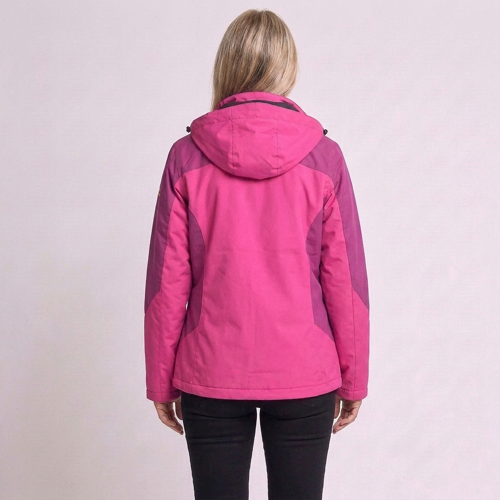 Chaqueta de senderismo impermeable con capucha