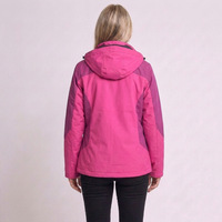 Chaqueta de senderismo impermeable con capucha