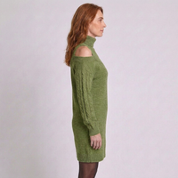 Riley | Women's Winter Turtleneck Long-Sleeve Dress