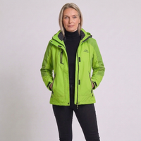 Chaqueta de senderismo impermeable con capucha