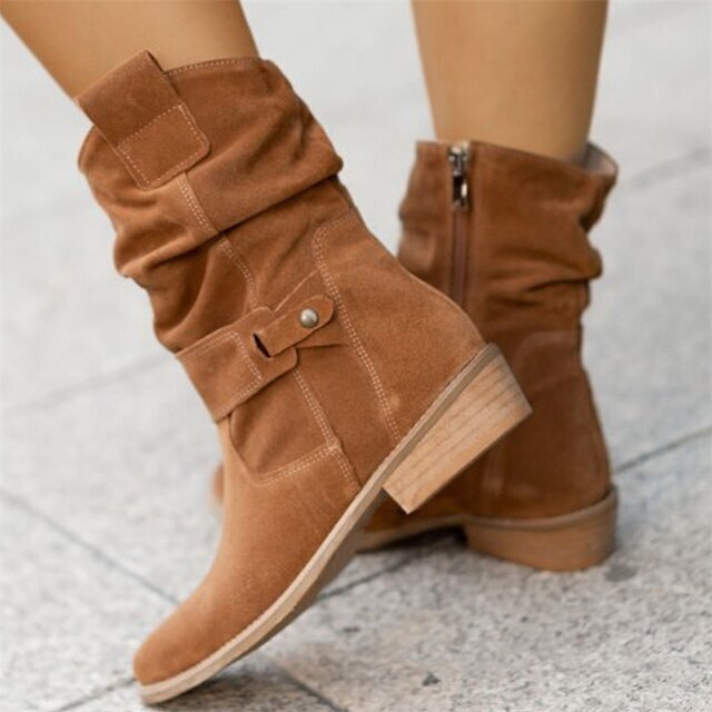 PLUXSTYLE::numise::womens-buckle-slouch-ankle-footwear::lifestyle-keep-1