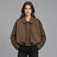 Collared Bomber Jacket