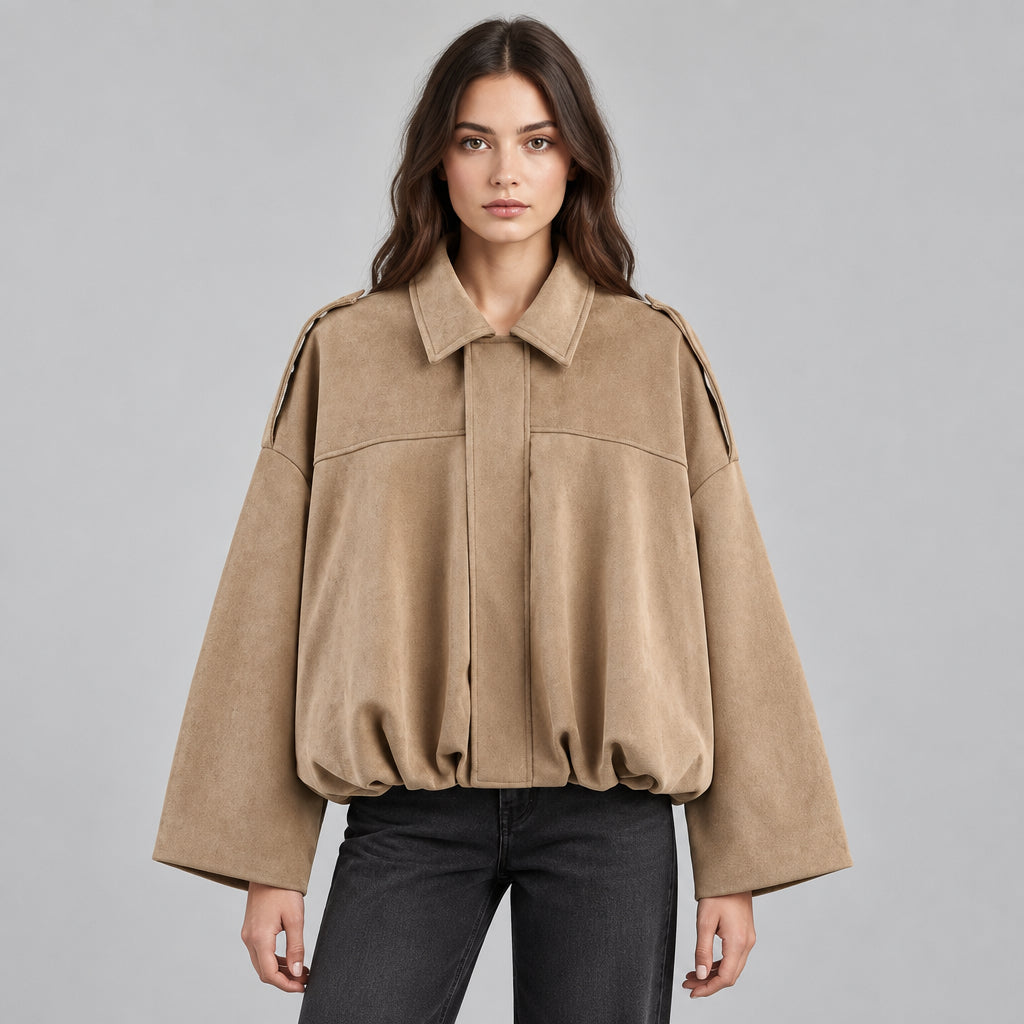 Collared Bomber Jacket