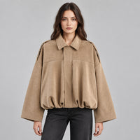 Collared Bomber Jacket