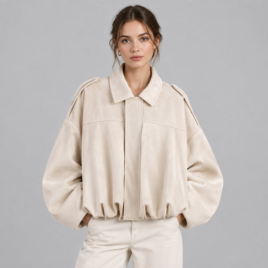 Collared Bomber Jacket