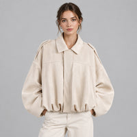 Collared Bomber Jacket