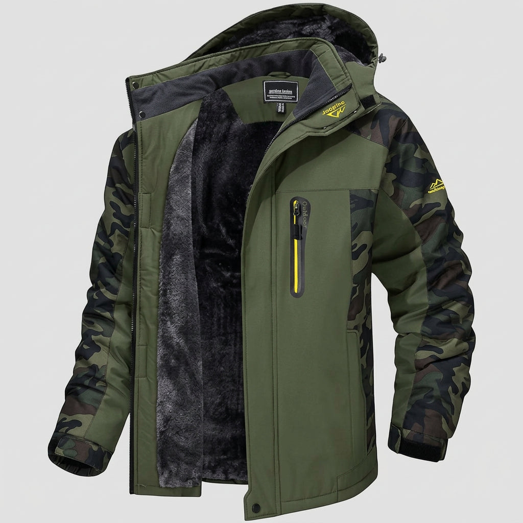 Windproof Outdoor Jacket for Active Winter Adventures