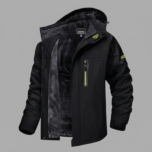 Windproof Outdoor Jacket for Active Winter Adventures