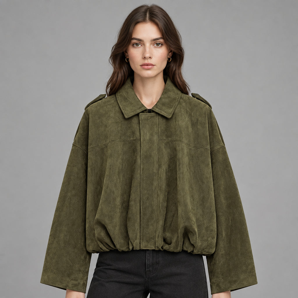 Collared Bomber Jacket