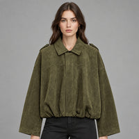 Collared Bomber Jacket