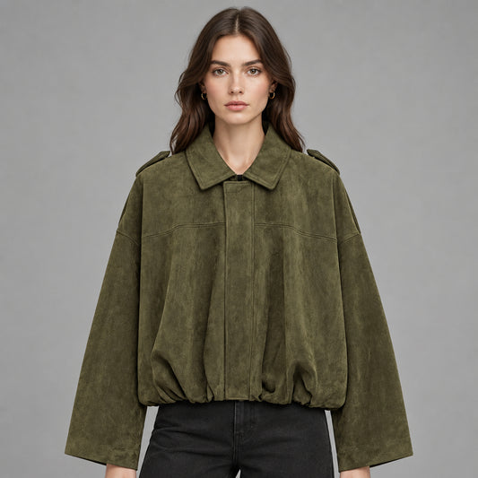 Collared Bomber Jacket