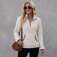 Molly | Fleece-Pullover für Damen mit halbem Reißverschluss