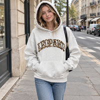 Leopard Detail Hoodie