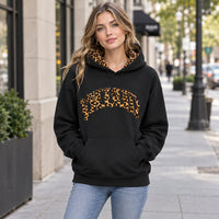 Leopard Detail Hoodie