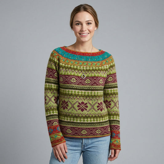 Pull élégant imprimé pour femme
