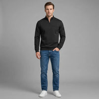 Comfortable Quarter Zip Sweater