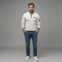 Comfortable Quarter Zip Sweater