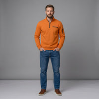Comfortable Quarter Zip Sweater
