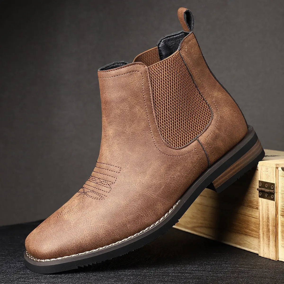 Bottines Chelsea raffinées pour une tenue professionnelle et décontractée