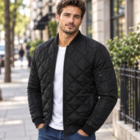 Quilted Bomber Jacket