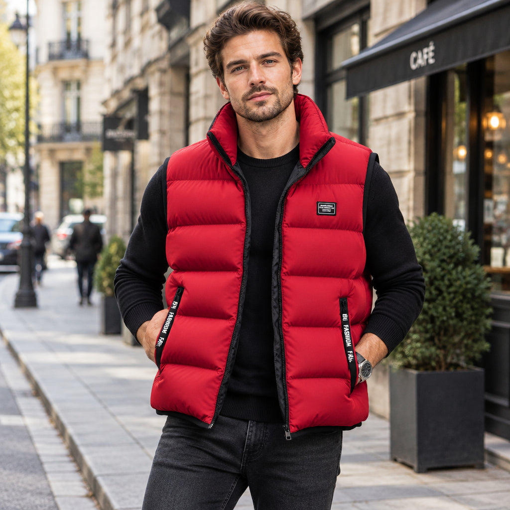 Gilet imbottito trapuntato da uomo