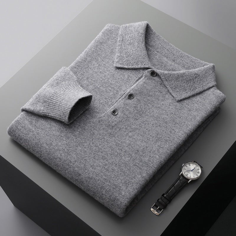 Men’s Regular-Fit Polo Jumper