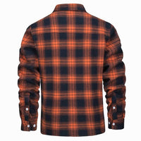 Herren-Hemdjacke mit Karomuster
