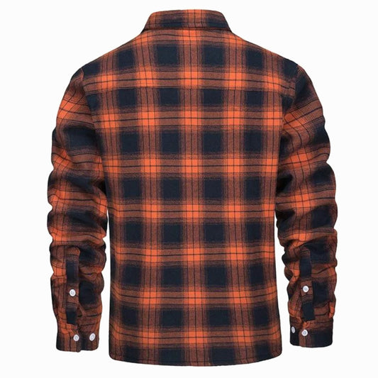 Men's Plaid Shirt Jacket