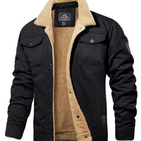 Button-Front Winter Jacket