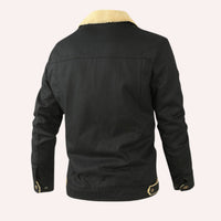 Button-Front Winter Jacket