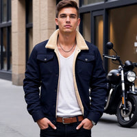 Button-Front Winter Jacket
