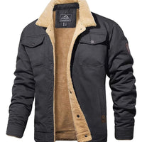 Button-Front Winter Jacket